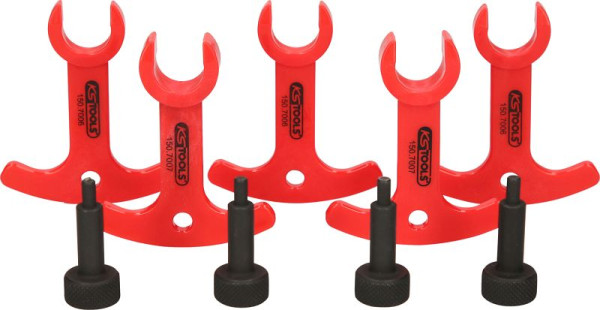 KS Tools Kit de montage et de démonstration d'arbre à cames pour VAG, 9 pièces, 150.7005