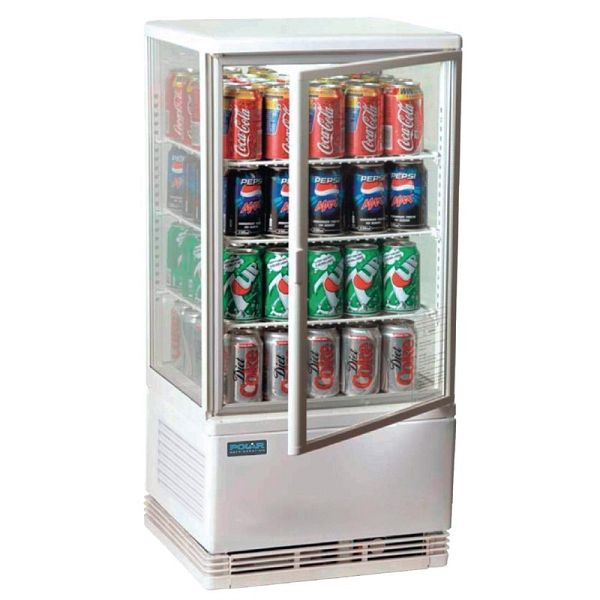 Vitrine réfrigérée Polar blanc 68 litres, G619