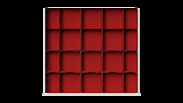 Etablis ANKE, boîtes pour petites pièces, dimensions intérieures SK : 650 x 600 mm, 903.217