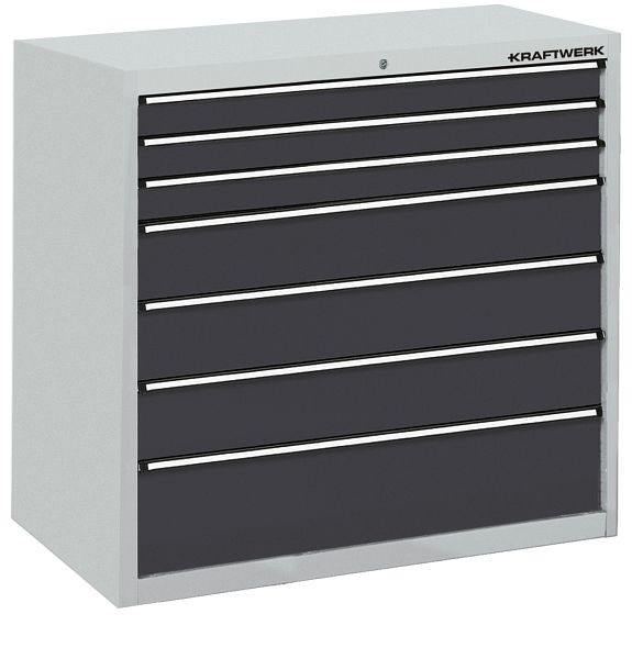 Armoire à tiroirs Kraftwerk 560 avec 7 tiroirs, 1000x1000x535 mm, 142100002
