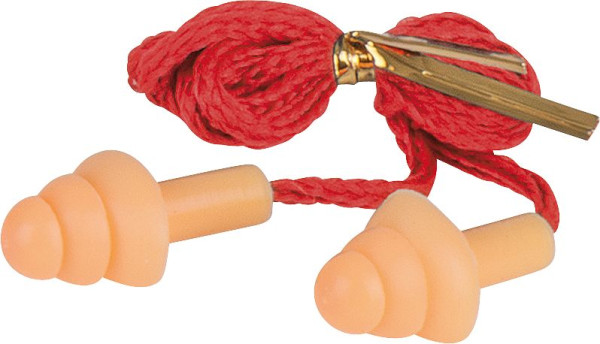 Bouchons d'oreille en PU KS Tools, avec cordon et tête champignon, paquet de 20 paires, 985.7055