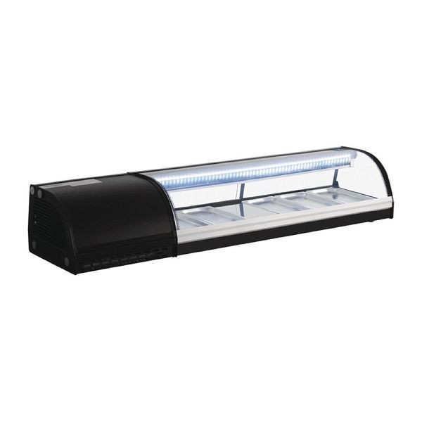 Vitrine réfrigérée pour sushis Polar 150cm, DA538