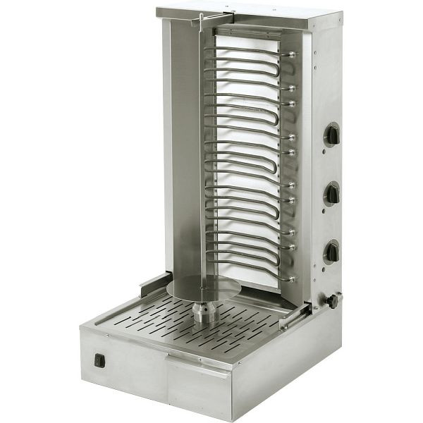 ROLLER GRILL Gril gyro électrique, capacité 15 kg, dimensions 580 x 660 x 695 mm (LxPxH), KE2501036