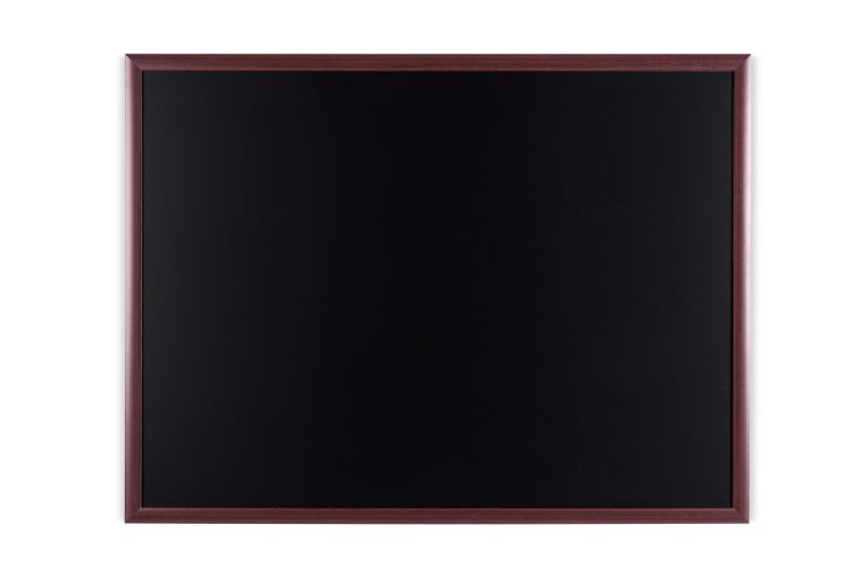Tableau noir Bi-Office Transitional avec cadre en MDF couleur merisier 120x90cm, PM1415652