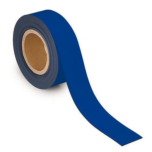 Ruban de marquage magnétique MAUL, 10 mx 50 mm x 1 mm, bleu, 307944