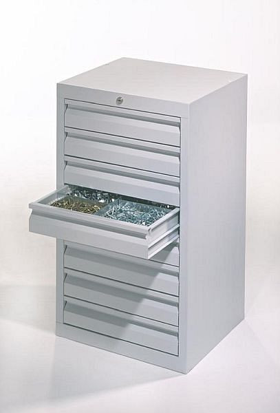 Armoire à tiroirs PAVOY avec guides à rouleaux, capacité de charge 30 kg, 43431-050-000