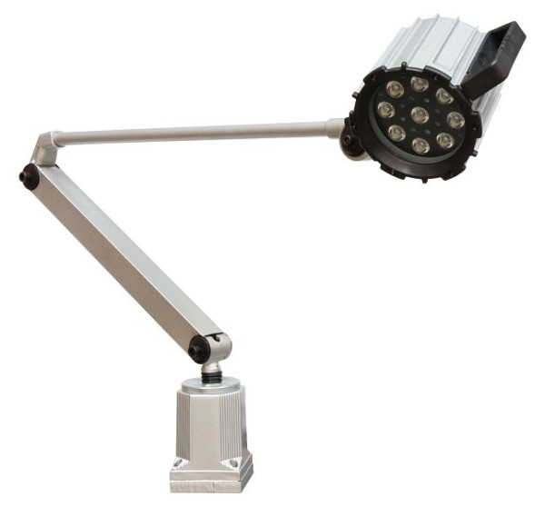 ELMAG Lampe de travail LED longue, avec bras carré en bas, 88764