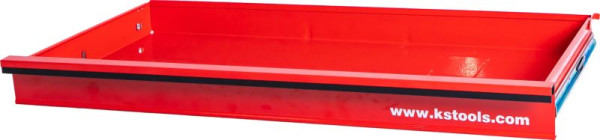 Tiroir KS Tools avec site web et guidage à billes pour chariot d'atelier P25, 755x398x75 mm, 873.3008-R005P