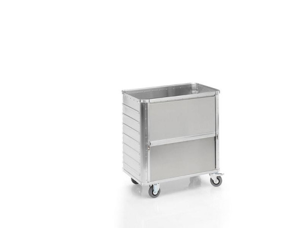 Chariot de transport Gmöhling avec couvercle et paroi latérale abaissable G®-TRANS D 3708 / 360, 355 l, 220370831