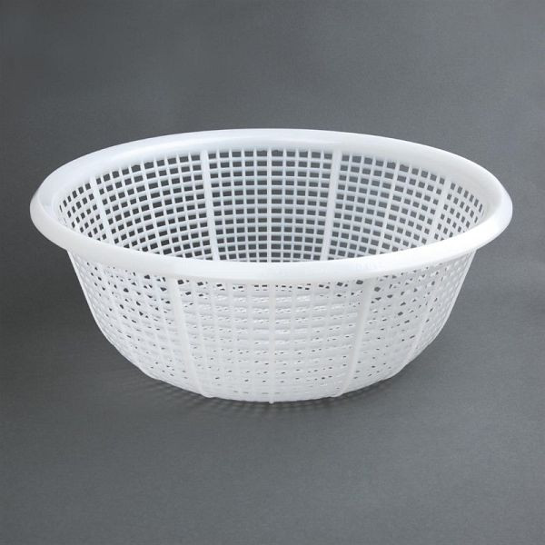 Passoire ronde Vogue blanche 38cm, CW352