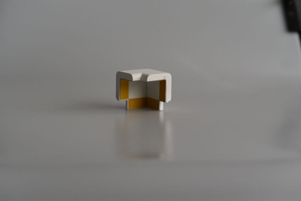 Angle de protection Knuffi, type d'angle H3D, blanc, PEH-10821