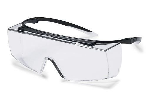 uvex overspecs super f OTG - 9169, noir, oculaire en polycarbonate transparent, 210-197