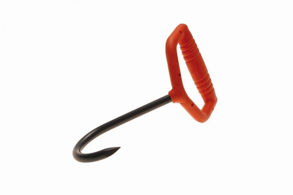 Bahco Crochet en acier forgé robuste (crochet de balayage ou de traction) avec poignée transversale en thermoplastique, 1210
