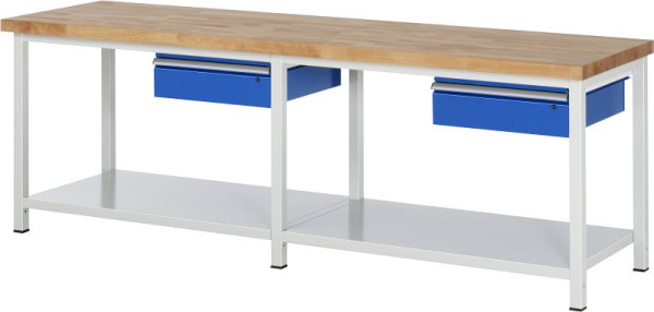 Etabli RAU série 8000 - modèle 8001A6, L2500 x P700 x H840 mm, 03-8001A6-257B4S.11
