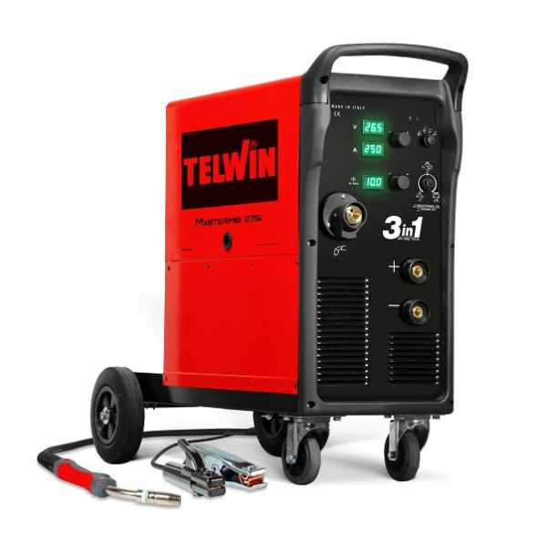 Poste à souder multiprocédés Telwin avec technologie inverseur MASTERMIG 275i 400V, 816196