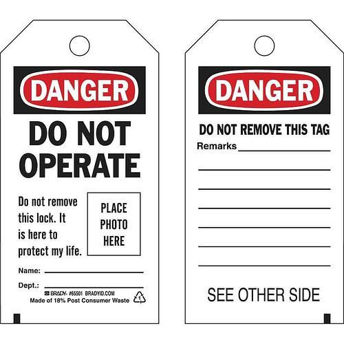 Étiquettes photo auto-plastifiées DENIOS, pour avertissements de dangers spéciaux, paquet de 10, 312022