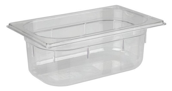 Bac APS GN 1/4, 26,5 x 16,2 cm, profondeur : 100 mm, polycarbonate, 2,5 litres, 82030