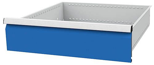 Tiroir Bedrunka+Hirth, rails inclus, R 24-24, hauteur de façade 175 mm, capacité de charge 100 kg, dimensions en mm (LxPxH) : 600 x 600 x 175, 60.70.175V10