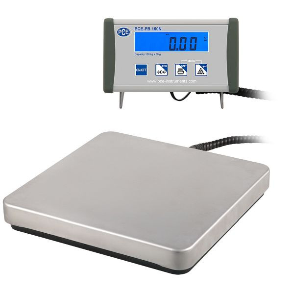 Balance à colis PCE Instruments, plage de pesée 150 kg, lecture 50 g, USB bidirectionnel, PCE-PB 150N