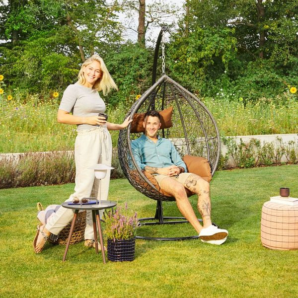 Chaise suspendue en polyrotin HOME DELUXE CIELO, 5086