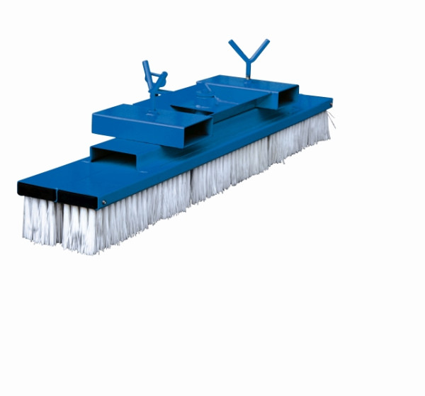 Balai industriel Eichinger pour chariots élévateurs, chargeuses sur pneus, etc., largeur 1500 mm bleu gentiane, 20770200000097