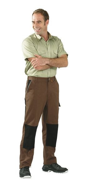 Pantalon Planam Canvas 320, marron/noir, taille 56, 2126056