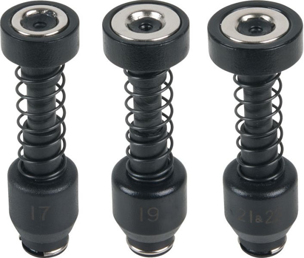 Jeu d'aimants KS Tools pour prises de courant à jantes en aluminium SlimPower 3 pièces, 515.0625