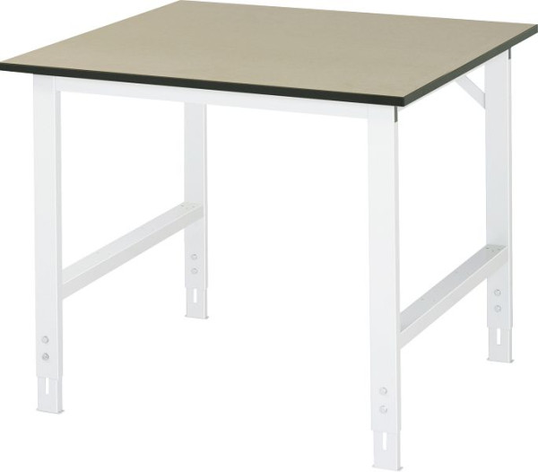 Table de travail série RAU Tom (6030) - réglable en hauteur, panneau MDF, 1000x760-1080x1000 mm, 06-625F10-10.12
