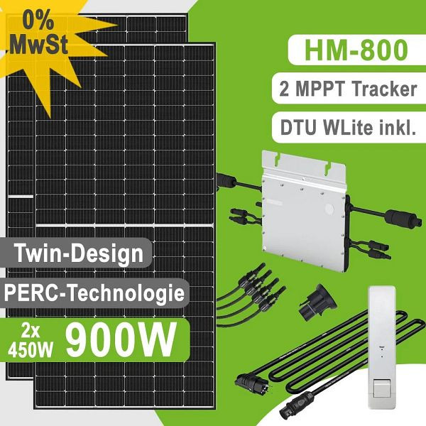 Centrale électrique de balcon Offgridtec SolarDirect Luxen + WiFi 900W HM-800, 4-01-016446