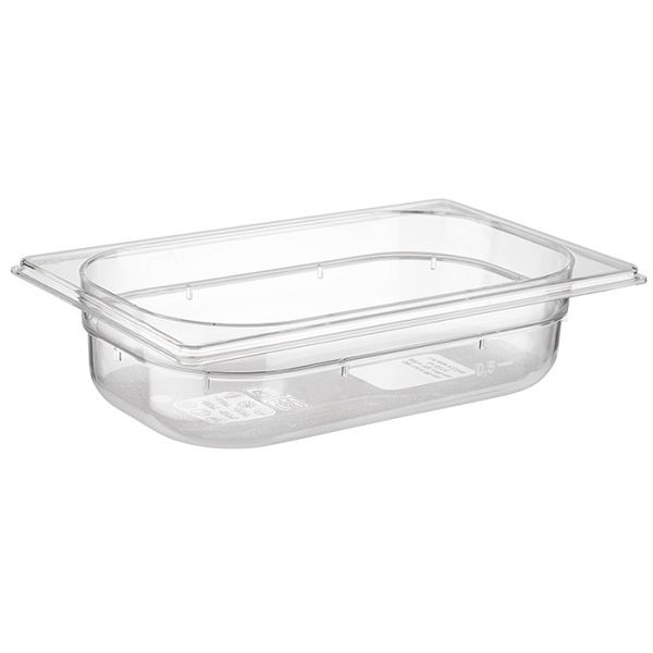 Bac APS GN 1/4, 26,5 x 16,2 cm, profondeur : 65 mm, polycarbonate, 1,7 litre, 82028