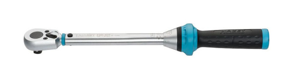 Clé dynamométrique Hazet, Nm min-max : 20 - 120 Nm, tolérance : 3 %, carré plein 12,5 mm (1/2 pouce), 5121-3CT