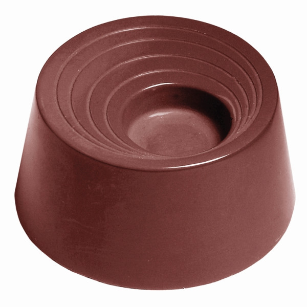 Moule à chocolat Schneider - cylindre avec gravure, 275 x 135 x 24 mm / 31 x 31 x 15,4 mm, 12,35 g, 3 x 7 pièces, 421564