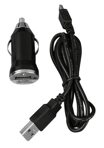 Chargeur de voiture Kraftwerk 3,7 V 12-24 V / mini USB, 32000DL