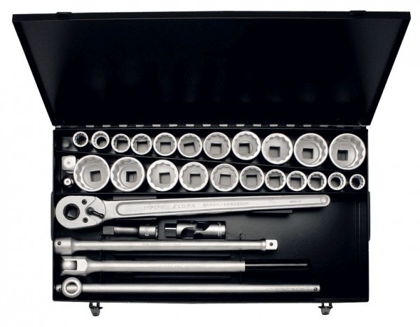 Jeu de clés à douille ELORA 3/4 ", 12 tranches, 32 mm, 7,75 SAU, 0770580302000