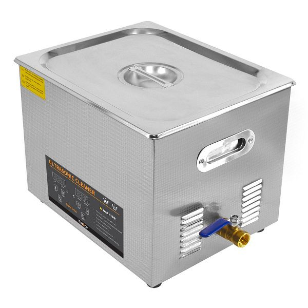 T-Mech Digital 30L Nettoyeur à ultrasons Minuterie de nettoyage en acier Fonction de chauffage Panier, 211419