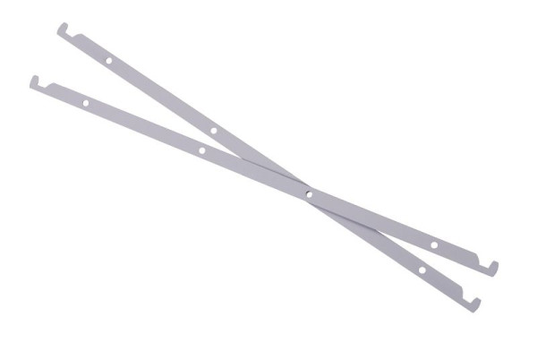 Eichner set de rails de suspension, argent, UE : 10 pièces, 9605-00442