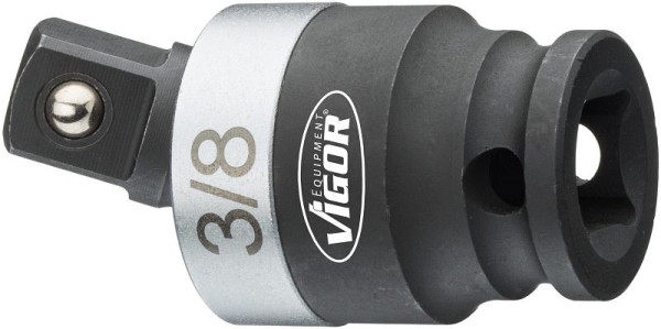 Pièce de joint pour clé à chocs VIGOR, carré creux 10 mm (3/8"), carré plein 10 mm (3/8"), V5505-3/8