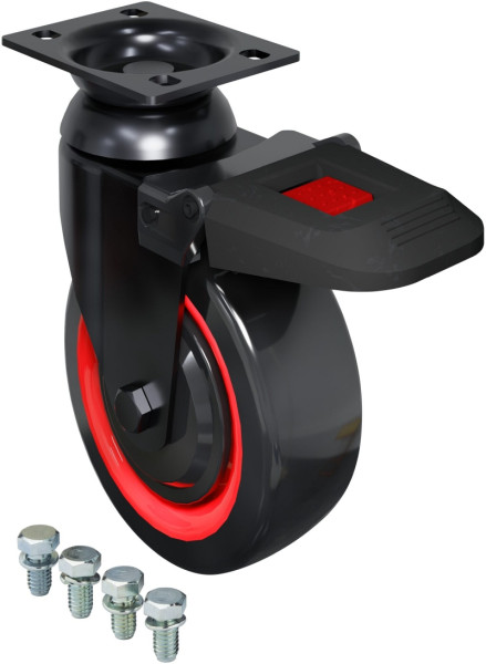 Roulette pivotante VIGOR, pour chariot d'atelier Série M, Série L, Série XL, Série XD, V1908