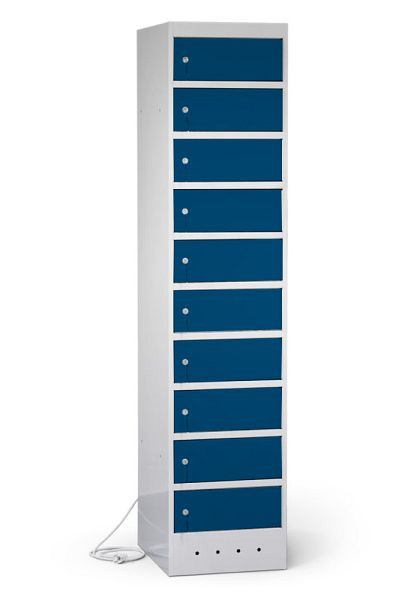 KEMMLIT armoire pour ordinateur portable avec 10 compartiments, bleu gentiane 5010, 100498