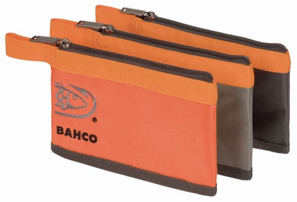 Bahco Lot de 3 petits sacs de rangement zippés 4750FB7-01