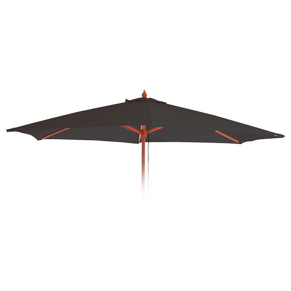 Housse de rechange Mendler pour parasol Florida, housse de rechange pour housse de parasol, Ø 3m polyester 6 lattes, anthracite, 81650