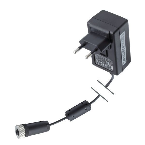 LED2WORK Steckernetzteil mit M12 Buchse, 36W, 24V DC, 210100-03