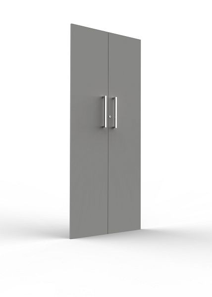 Portes d'entrée Kerkmann 5 OH, forme 4, L 760 x P 16 x H 1760 mm, graphite, 13445512
