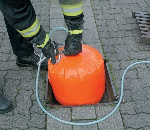 Joint d'égout DENIOS à utiliser avec de l'air comprimé, diamètre 80 cm, 202-296