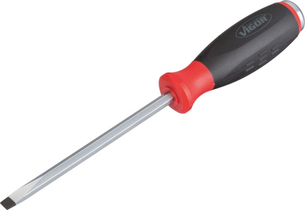 Tournevis plat VIGOR avec capuchon impact, profil fendu, 1,2 x 6,5 mm, V3600