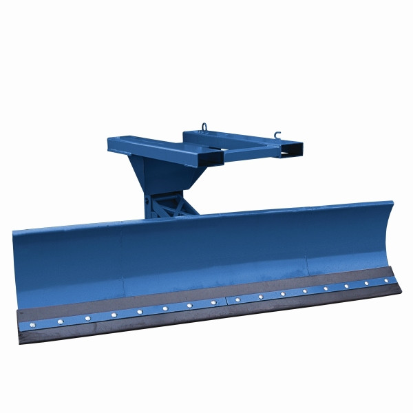 Chasse-neige industriel Eichinger avec réglage de niveau, poche d'entraînement en haut, largeur de lame 1500 mm, bleu gentiane, acier, 20730500097002