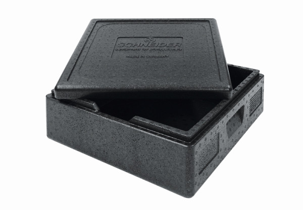 Schneider TOP-BOX Pizza grande, contenu : 21 litres, dimensions extérieures : 480 x 480 x 182 mm, dimensions intérieures : 420 x 420 x 117 mm, 651165