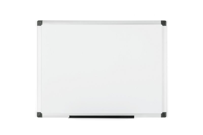 Tableau blanc magnétique Bi-Office Maya avec cadre en aluminium 60x45cm, MA0207170