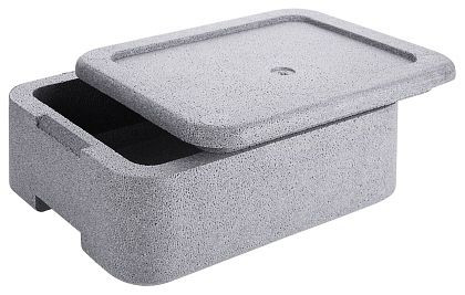Boîte à menus Contacto EPS pour 2 menus 30 x 24 x 12 cm, gris, 6833/115