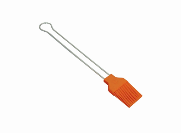 Brosse silicone Schneider 35 mm orange, avec manche inox, 5 rangs, 200313